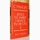 Fotografija knjige Doći će smrt i imaće tvoje oči : Čezare Paveze