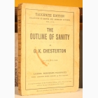 Fotografija knjige The Outline of Sanity : G.K. Chesterton
